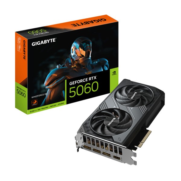 VGA Gigabyte GeForce® RTX 5060 8GB Windforce