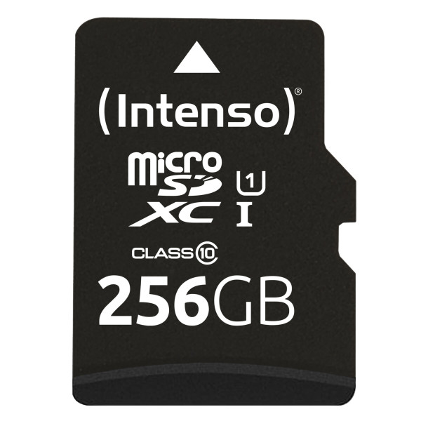 Micro SDHC/SD 256GB Intenso Performance 1 Adapter Class 10  3424492