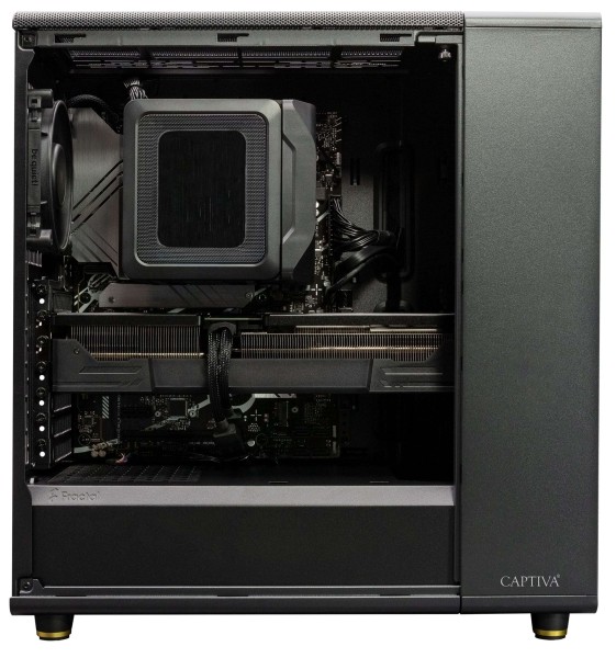 Captiva PC Highend Gaming R10-5794 (Ryzen 7 7800X3D/RTX5070 Ti 16GB GDDR7/SSD 1TB/16GB/WLAN/w/o OS)