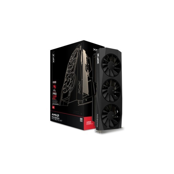 VGA XFX Radeon RX 9070 XT 16GB Quicksilver Black Gaming Edition