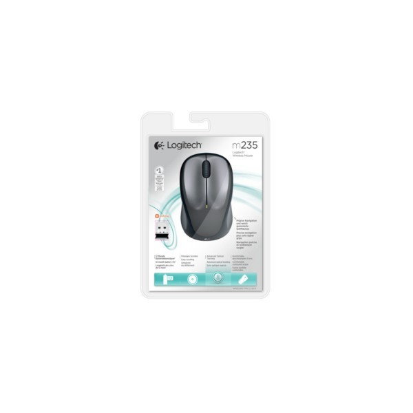 Mouse Logitech M235 Wireless silber (910-002201)