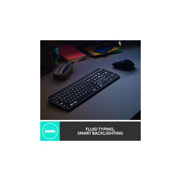 Keyboard & Mouse Logitech Wireless Combo MX Keys (DE) (920-010926)