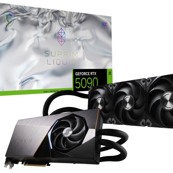 VGA MSI GeForce® RTX 5090 32GB SUPRIM LIQUID SOC