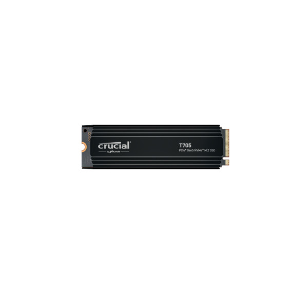 SSD Crucial 2TB T705 CT2000T705SSD5 PCIe 5.0 x4 M.2 NVME Gen5 mit Kühlkörper