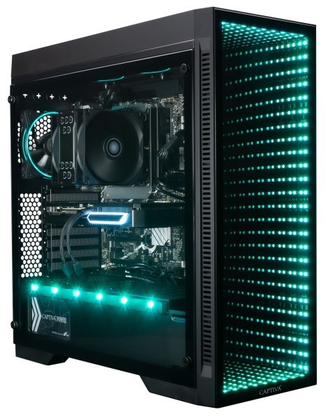 Captiva PC Advanced Gaming R83-955 (Ryzen 7 5700X/RTX4060 Ti 16GB GDDR6/SSD 2TB/32768/WLAN/Windows 11 Home 64-bit)