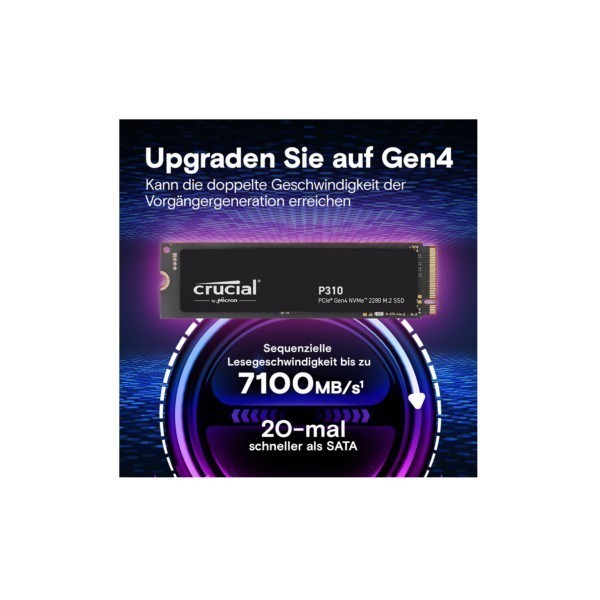 SSD Crucial 4TB P310 CT4000P310SSD8 PCIe M.2 NVME PCIe 4.0 x4