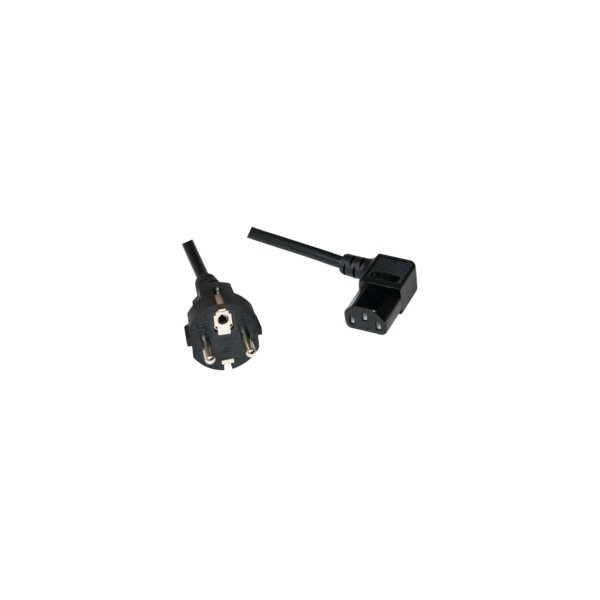 Kabel LogiLink Stromkabel power CEE 7/7 zu IEC 60320 schwarz 2m CP117