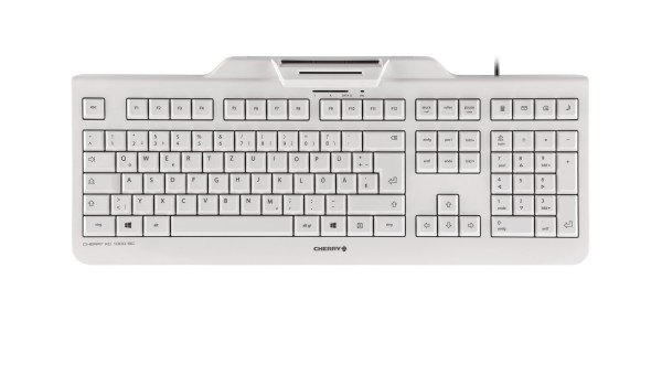 B-Keyboard Cherry KC 1000 SC wired white (DE) (JK-A0100DE-0)