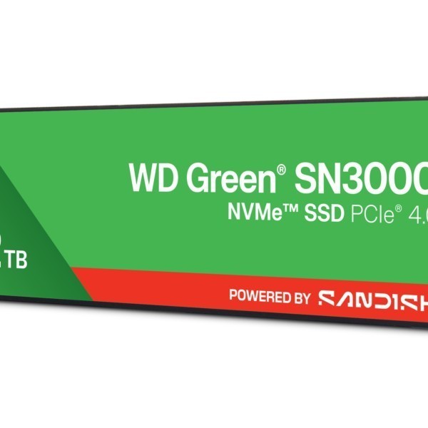 SSD WD Green 2TB SN3000 NVME M.2 PCIe 4.0 x4 WDS200T4G0E