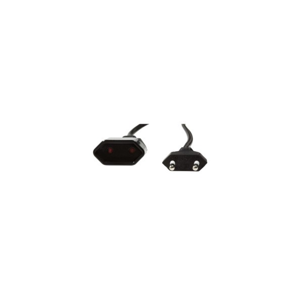 Kabel LogiLink Netzkabelverlängerung CEE7/16 schwarz 2m CP123