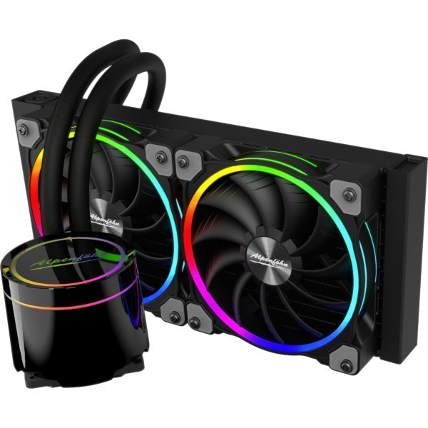 Cooler Alpenföhn Gletscherwasser 240 High Speed RGB