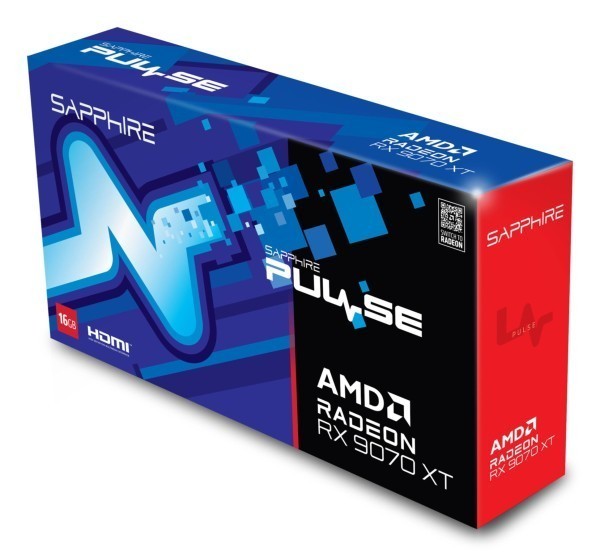 VGA SAPPHIRE PULSE Radeon RX 9070 XT 16GB Gaming  (UEFI)