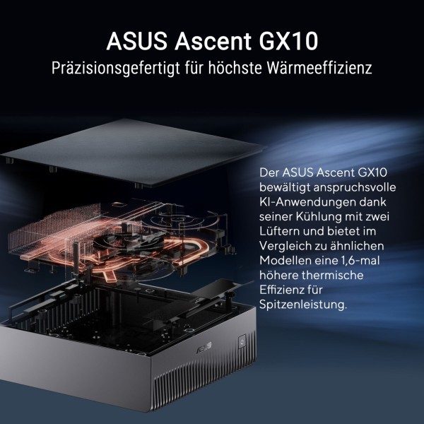 Asus Ascent GX10-GG0026BN - MINI PC- Stellar Gray (inklusive Gema)