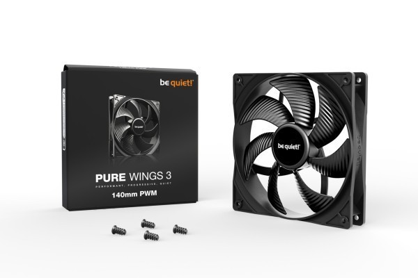 PC- Gehäuselüfter Be Quiet Pure Wings 3 PWM 140mm BL108