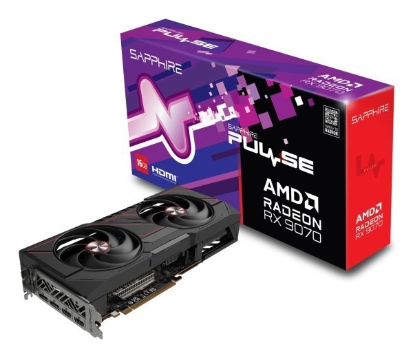 VGA SAPPHIRE PULSE Radeon RX 9070 16GB Gaming (UEFI)