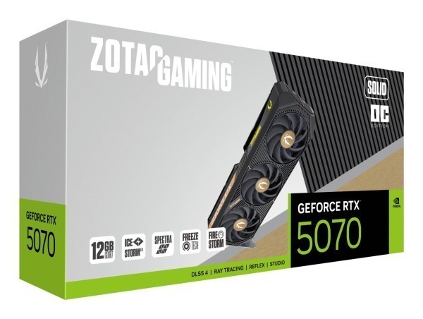 VGA ZOTAC GeForce® RTX 5070 12GB Solid OC