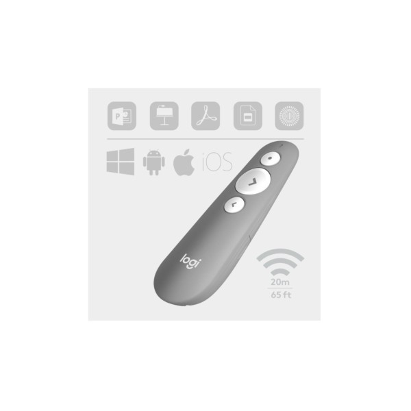 Logitech Wireless Presenter R500 Grau (910-006520)