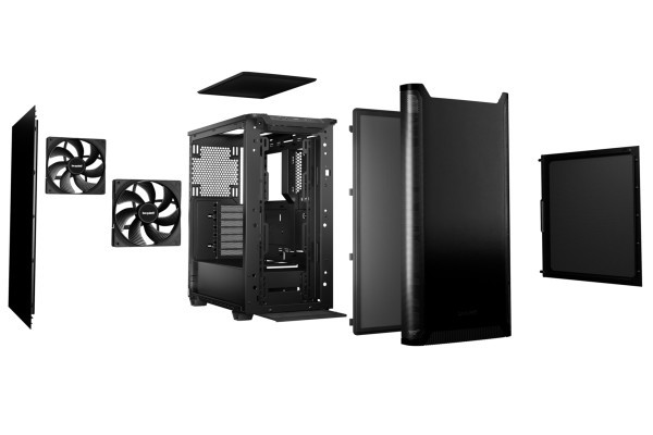 PC- Gehäuse BeQuiet Pure Base 501 - black
