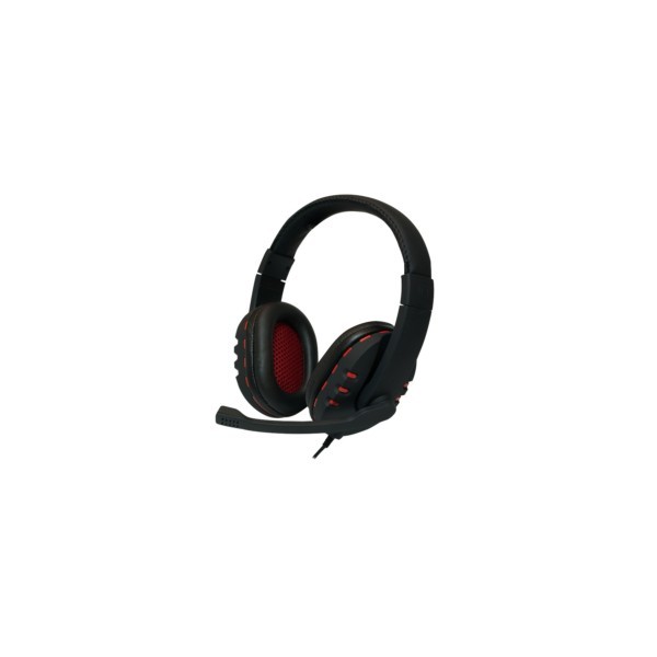 LogiLink Headset Stereo with microphone USB black/red HS0033