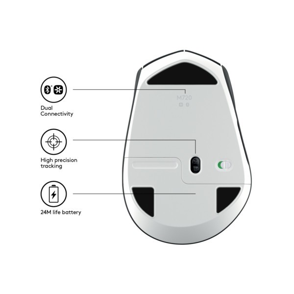 B-Mouse Logitech M720 Triathlon schwarz (910-004791)