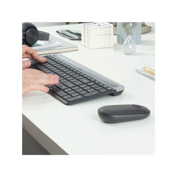 Keyboard & Mouse Logitech Slim Wireless Combo MK470 (US) (920-009204)