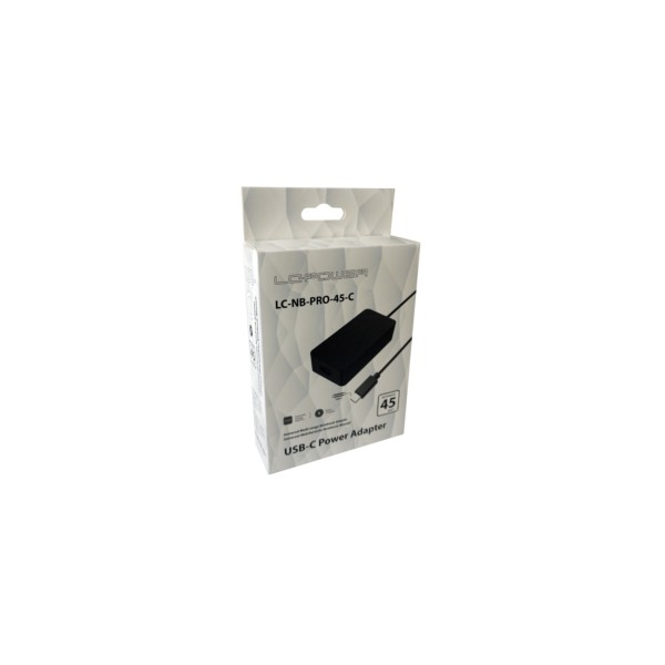 Netzteil LC-Power Notebook Netzteil USB-C 45 Watt LC-NB-PRO-45-C