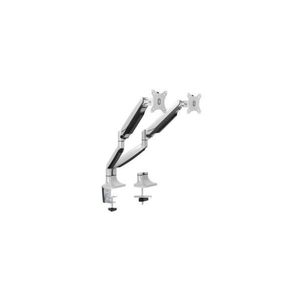 LogiLink Monitorhalterung 2-fach 13–32" Aluminium Gasdruckfeder BP0043