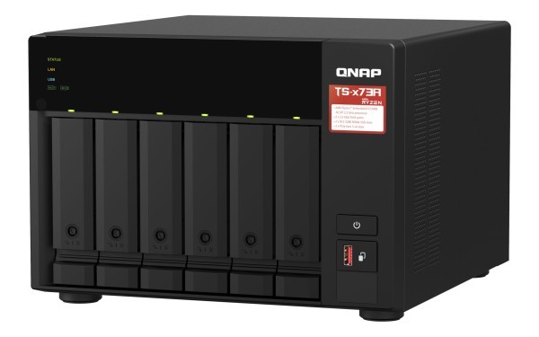B-NAS Server QNAP TS-673A-SW5T 6-Bay