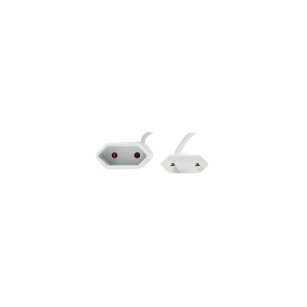 Kabel LogiLink Netzkabelverlängerung CEE7/16 weiß 2m CP126