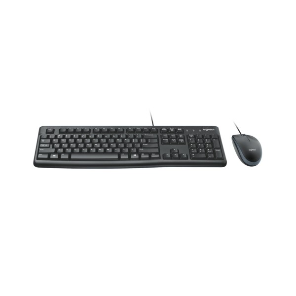 B-Keyboard & Mouse Logitech Wired Combo MK120 black (US) (920-002563)