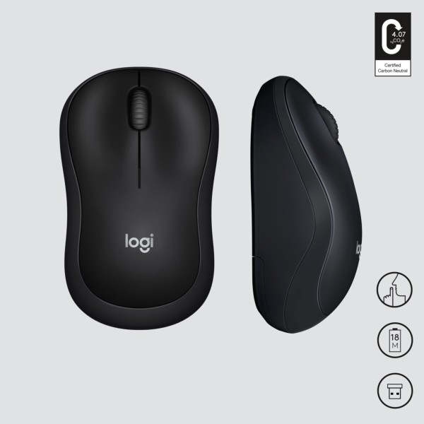 Mouse Logitech M220 Silent anthrazit (910-004878)