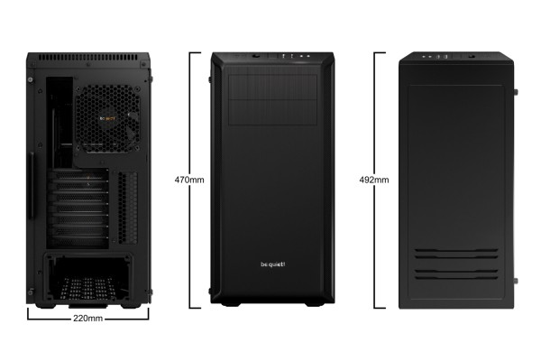 PC- Gehäuse BeQuiet Pure Base 600 Window - schwarz