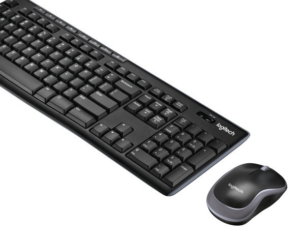 Keyboard & Mouse Logitech Wireless Combo MK270 Schwarz (US) (920-004523)