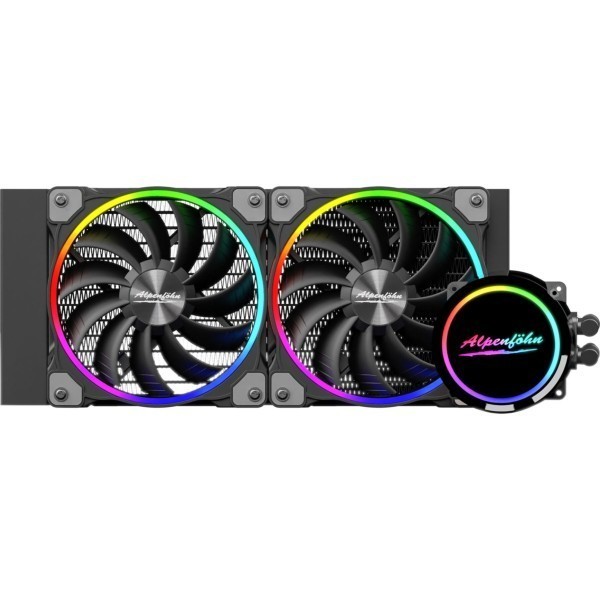 Cooler Alpenföhn Gletscherwasser 240 High Speed RGB