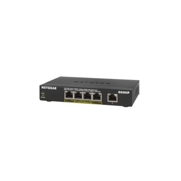 NETGEAR Switch Desktop Gigabit 4-port 10/100/1000 GS305P-200PES