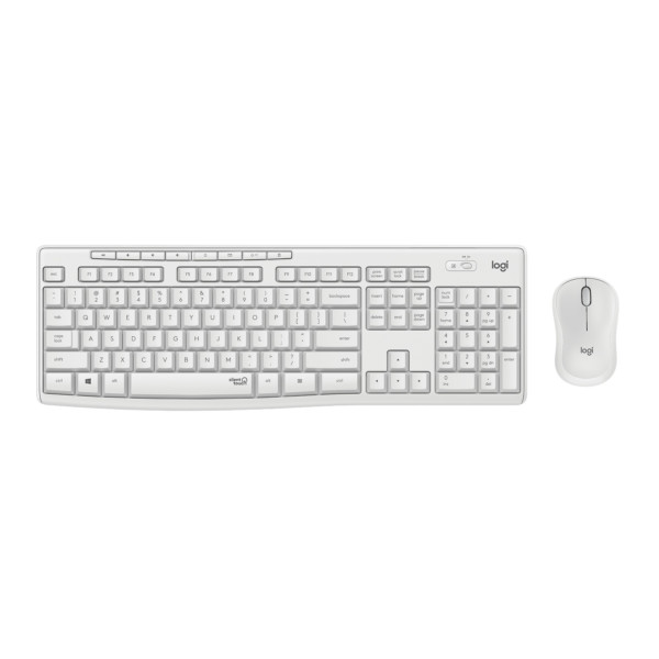 B-Keyboard & Mouse Logitech Wireless Combo MK295 white (DE) (920-009819)
