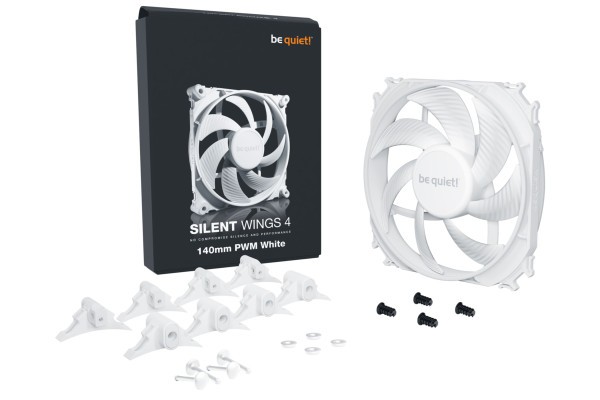 PC- Gehäuselüfter Be Quiet SilentWings 4 140mm PWM White BL116