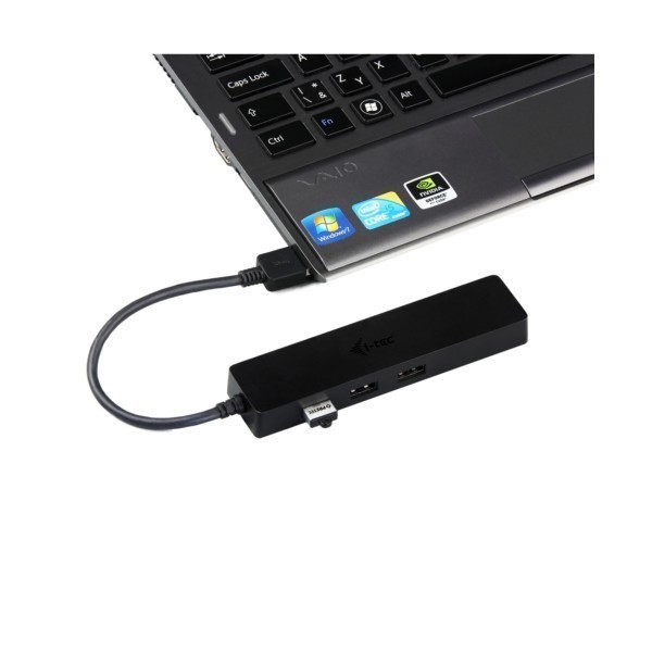 i-tec USB-C Slim HUB 3-Port mit Gigabit Ethernet Adapter