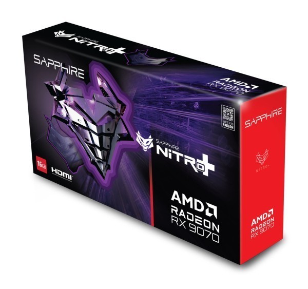 VGA SAPPHIRE NITRO+ Radeon RX 9070 16GB Gaming OC (UEFI)