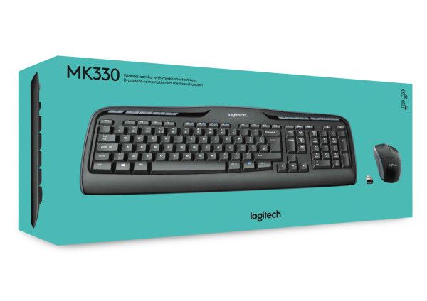 Keyboard & Mouse Logitech Wireless Combo MK330 (US) (920-003989)