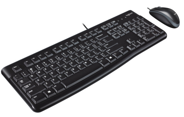 B-Keyboard & Mouse Logitech Wired Combo MK120 black  (US) (920-002562)