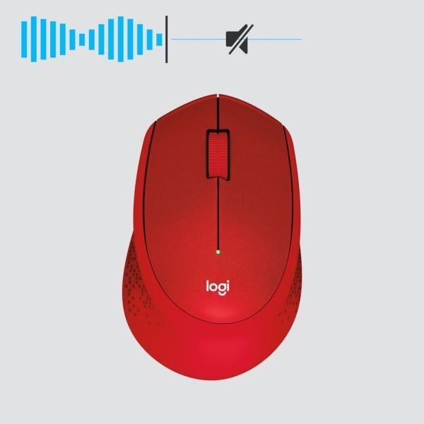Mouse Logitech M330 Silent plus red (910-004911)