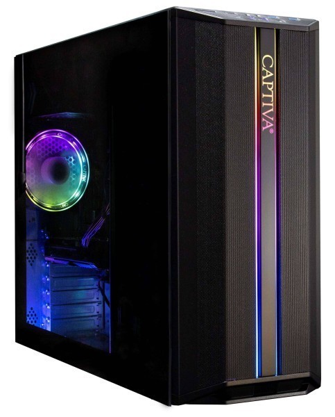 Captiva PC Advanced Gaming R92-743 (Ryzen 5 5500/RTX5060 Ti 8GB GDDR7/SSD 1TB/32GB/WLAN/Windows 11 Home 64-bit)
