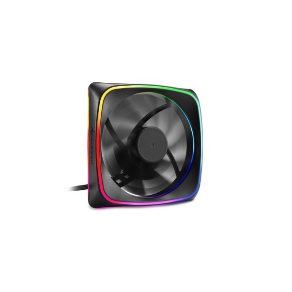 Cooler Sharkoon RGB Shark Lights Fan 120mm schwarz, 4044951028924