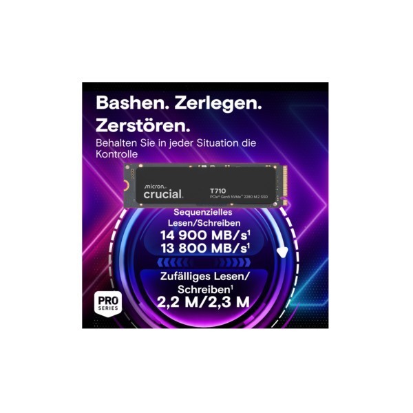 SSD Crucial 1TB T710 CT1000T710SSD8 PCIe 5.0 x4 M.2 NVME Gen5