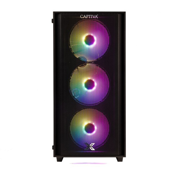 Captiva PC Entry Gaming R10-2324 (Ryzen 7 5700X/RTX5060 Ti 8GB GDDR7/SSD 1TB/16GB/WLAN/Windows 11 Home 64-bit)