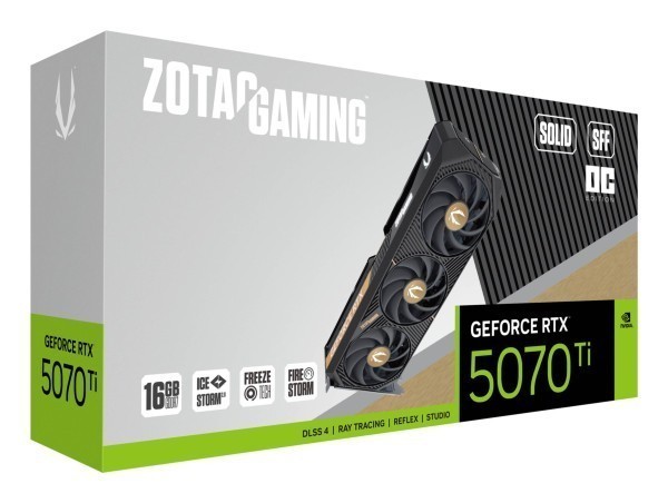 VGA ZOTAC GeForce® RTX 5070TI 16GB Solid SFF OC