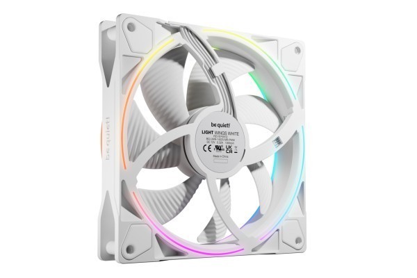 PC- Gehäuselüfter Be Quiet Light Wings 140mm PWM Reverse White
