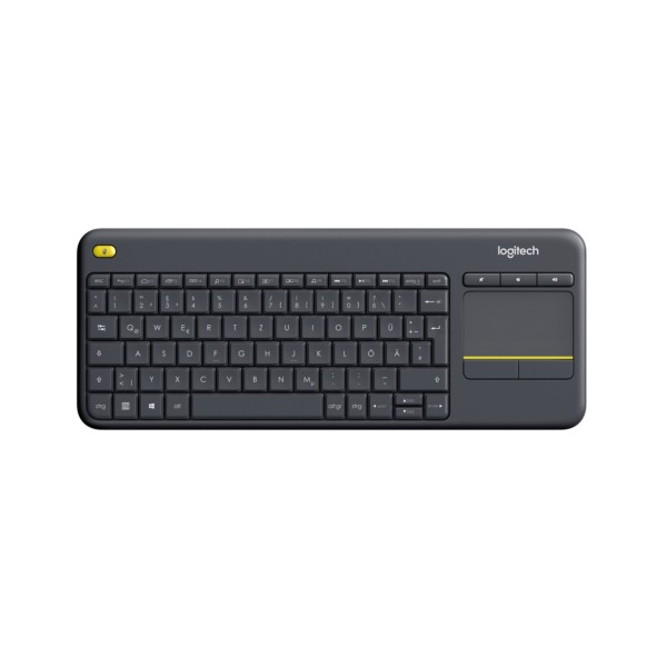 Keyboard Logitech K400 Plus Wireless Touch black (DE) (920-007127)
