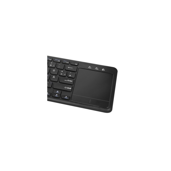 Keyboard & Touchpad Logilink wireless black (ID0188)